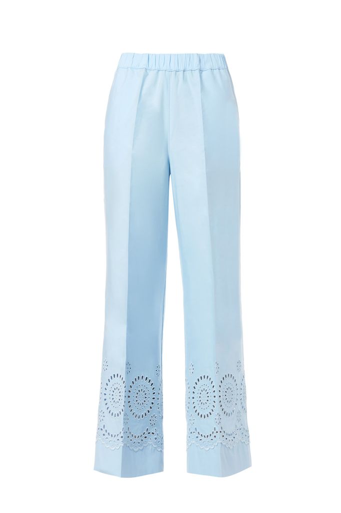 TROUSERS WITH SANGALLO - CAMELIAD231470