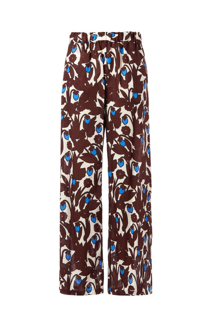LEAVES PRINT TROUSERS - CHENELLED231481