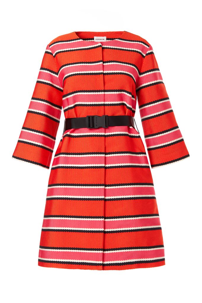 COAT WITH STRIPES - PLUTONED430307